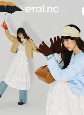 eral  nc短款羽绒服女秋冬2024宽松显瘦设计感双面穿轻薄鸭绒外套