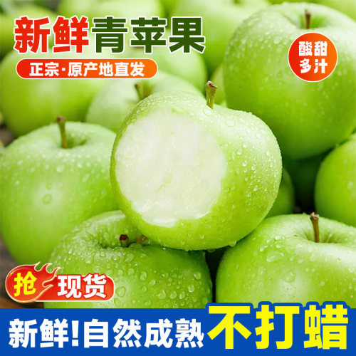 新鲜青苹果当季水果现摘青苹果脆甜酸甜多汁低糖青苹果精品一整箱