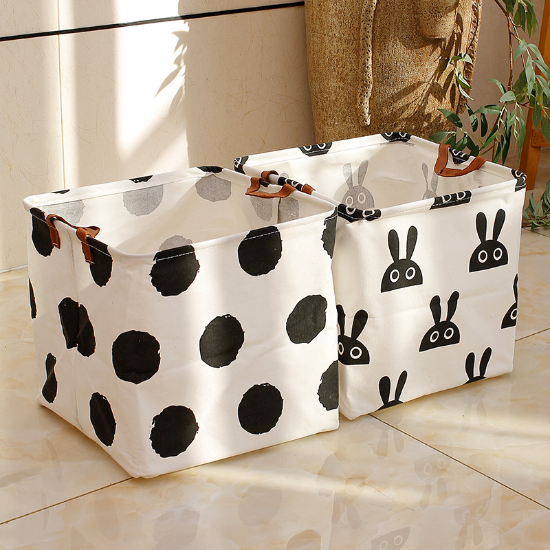 可折叠收纳篮方形北欧防水脏衣篮