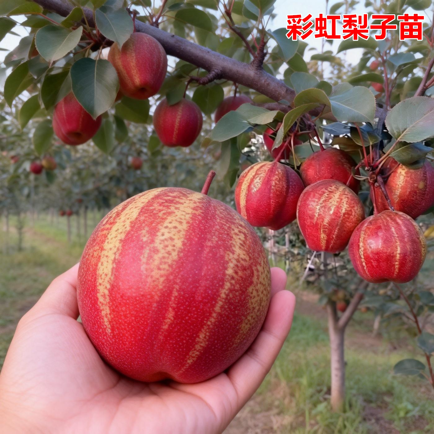 早酥红梨树苗彩虹梨南北可种