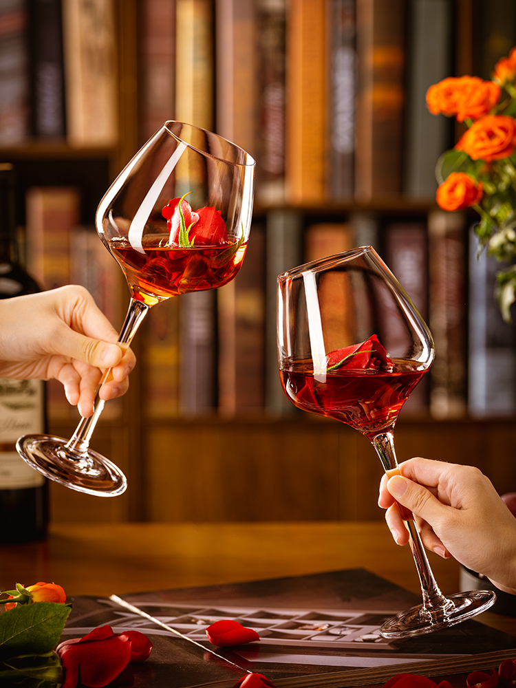 采购产品高端水晶勃艮第红酒杯套，可访问的豪华和高端家庭醒酒器