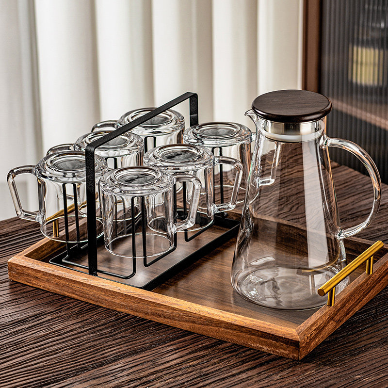 高颜值玻璃杯子套装家庭用喝水杯待客厅轻奢高档新居乔迁花茶杯具,餐饮具,水具套装,淘宝优惠券,粉丝福利购,淘宝优惠卷
