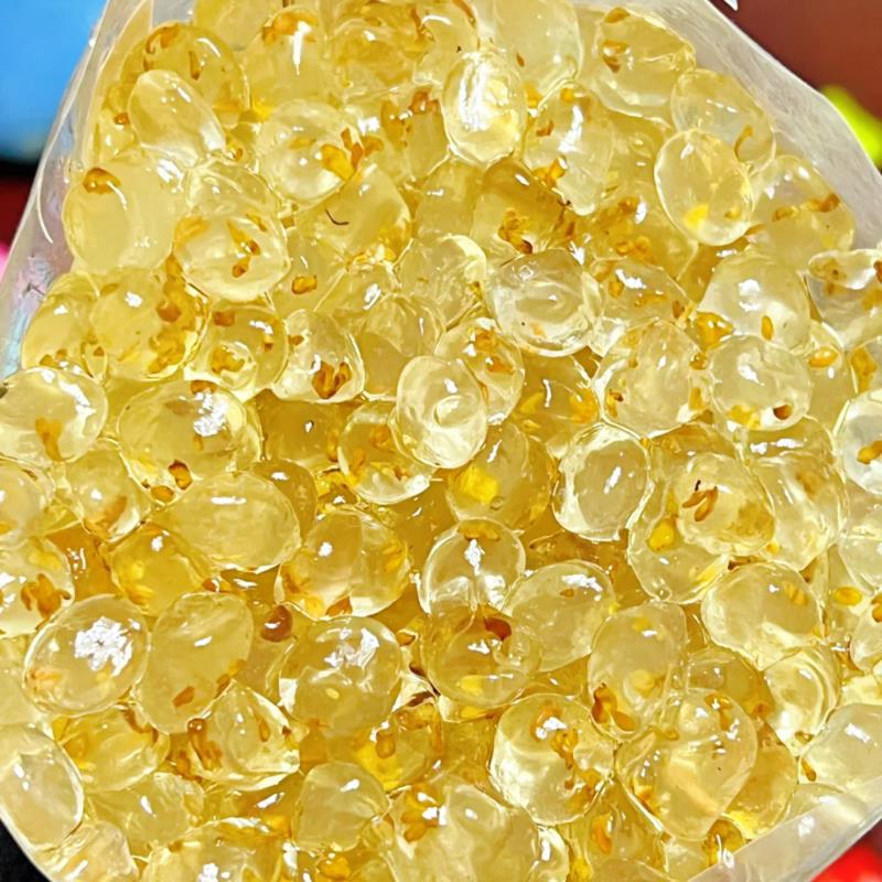 -桂花味脆啵啵爆爆珠珍珠奶茶店专用原材料冰粉椰果配料寒天脆波