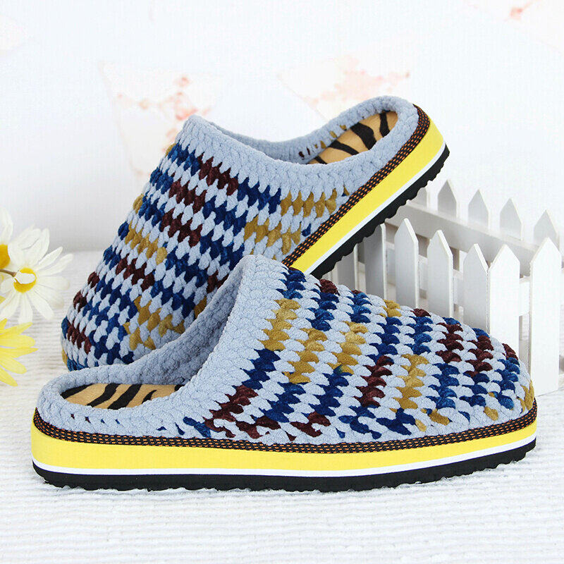 钩拖鞋材料包手工编织拖鞋材料冰条粗线diy勾拖鞋毛线和鞋底子,居家布艺,居家棉拖/棉鞋,淘宝优惠券,粉丝福利购,淘宝优惠卷