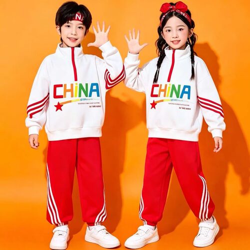儿童演出服中小学生运动会啦啦队舞蹈服幼儿园合唱表演服元旦班服