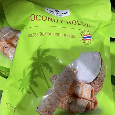 上海SAM'S国内代购 MM CRISPY COCONUT ROLL MM椰香脆卷