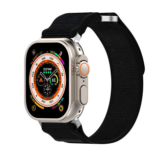 适用苹果野径双节回环表带Apple watch89尼龙纺织布腕带时尚潮流替换腕带