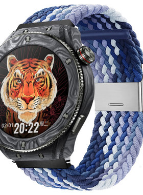 适用华为GT6/5手表GT4/3表带WATCH3PRO编织GT尼龙智能Pro运动WatchGT男ECG小米Color女GT1新2E弹力荣耀Magic2