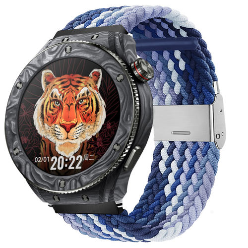 适用华为GT6/5手表GT4/3表带WATCH3PRO编织GT尼龙智能Pro运动WatchGT男ECG小米Color女GT1新2E弹力荣耀Magic2