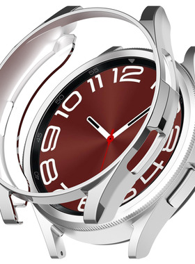 适用三星watch6 Classic保护壳TPU镂空半包表壳43/47MM壳时尚保护套潮流替换腕带