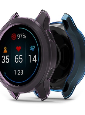 适用Garmin佳明GRAMIN VENU2/2S/2PLUS手表保护壳表壳TIVE4/4S镂空PC半包防刮花防摔保护壳个性时尚新款百搭