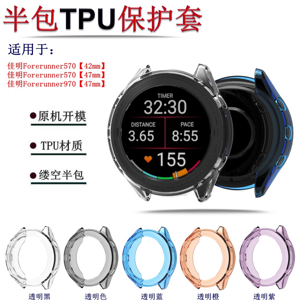 适用佳明半包TPU套新款