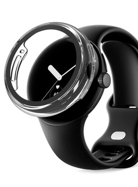 适用谷歌Google Pixel watch 2保护壳钢化膜一体防水方程谷歌手表保护套手表膜贴膜防尘pixelwatch全包保护膜