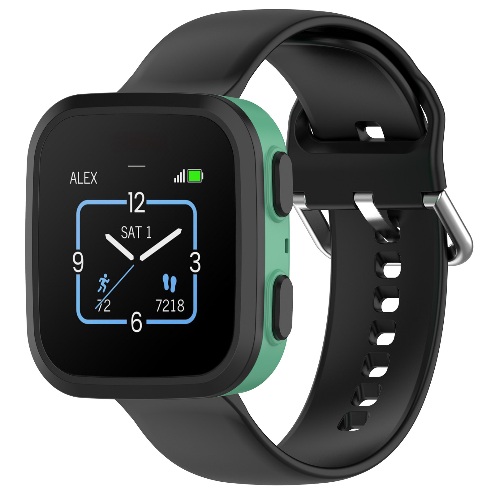 适用佳明儿童手表表带garmin bounce硅胶表带新款替换腕带新配件