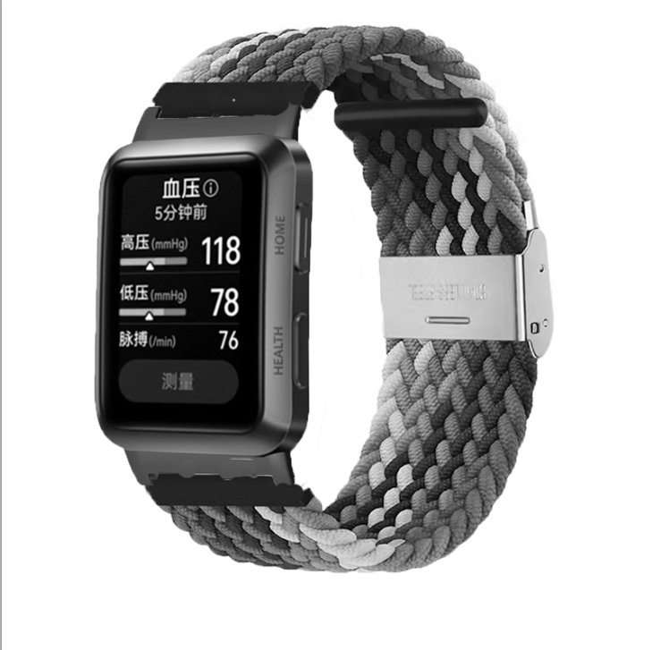 适用华为watch D/D2尼龙编织表带watchd手表柔软透气腕带HUAWEI D智能运动手表带卡扣带可调节男女士款替换带