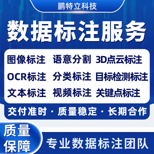 数据标注服务3D点云图像文本视频