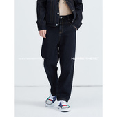 HERE 春秋季 红边原色直筒高密微弹牛仔长裤 NUMBER 男款 NH13N109