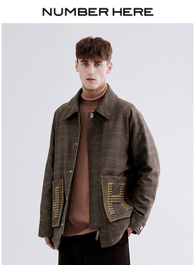 NUMBER HERE90%白鸭绒棉衣羽绒服夹克外套大衣男女款NH24Q136