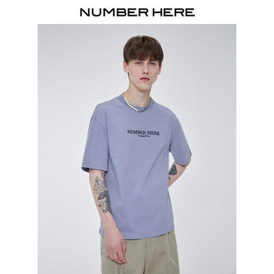 字母印花短袖NUMBERHERE