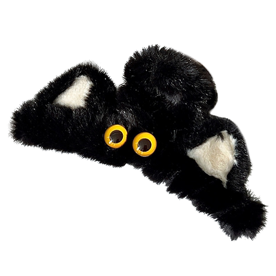 发夹毛绒网红后脑勺盘发抓夹