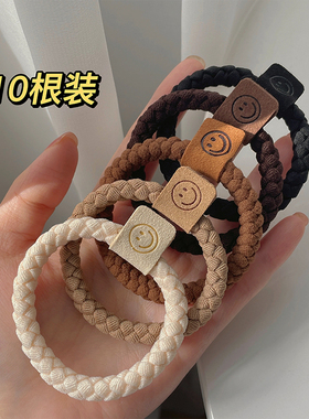 黑色高马尾头绳网红新款橡皮筋女扎头发绳高弹力耐用发圈皮套头饰