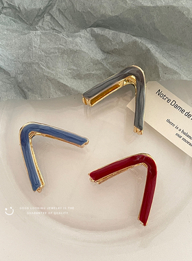 时尚高马尾小抓夹后脑勺金属女扎发夹简约发夹气质鲨鱼夹发卡发抓