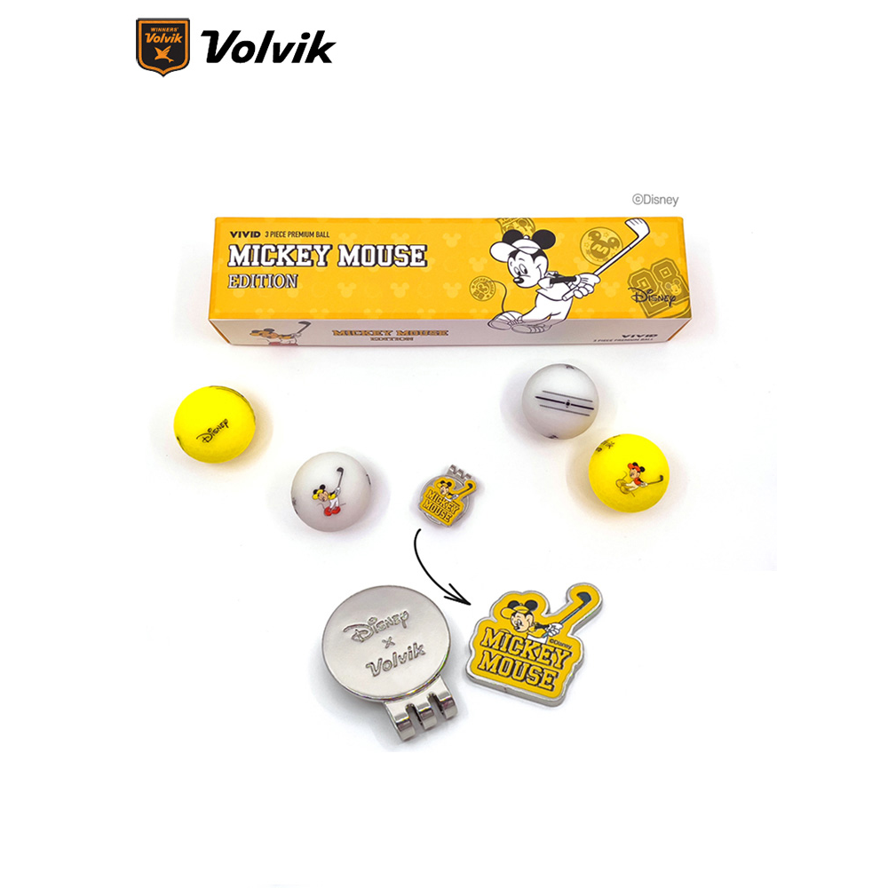 高尔夫球彩米奇米妮联名球