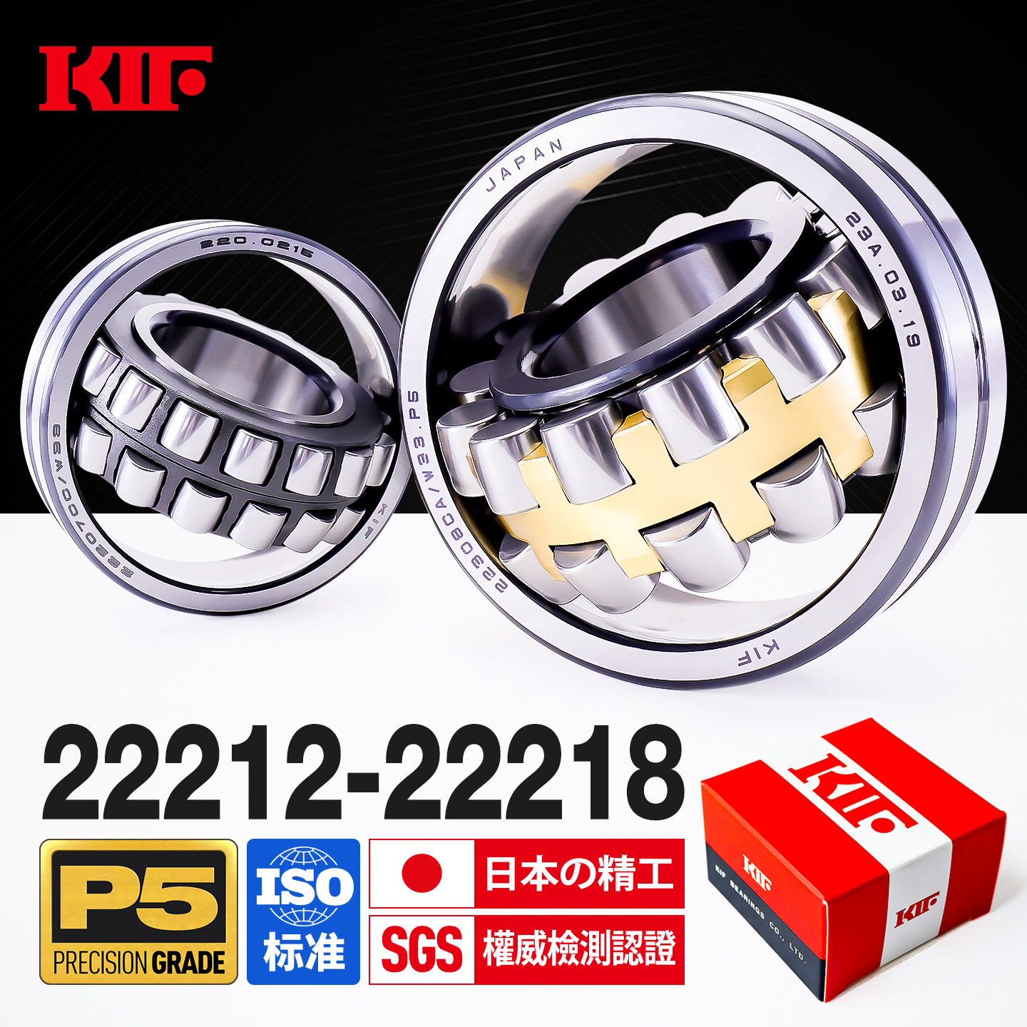 进口P5级调心滚子轴承KIF日本