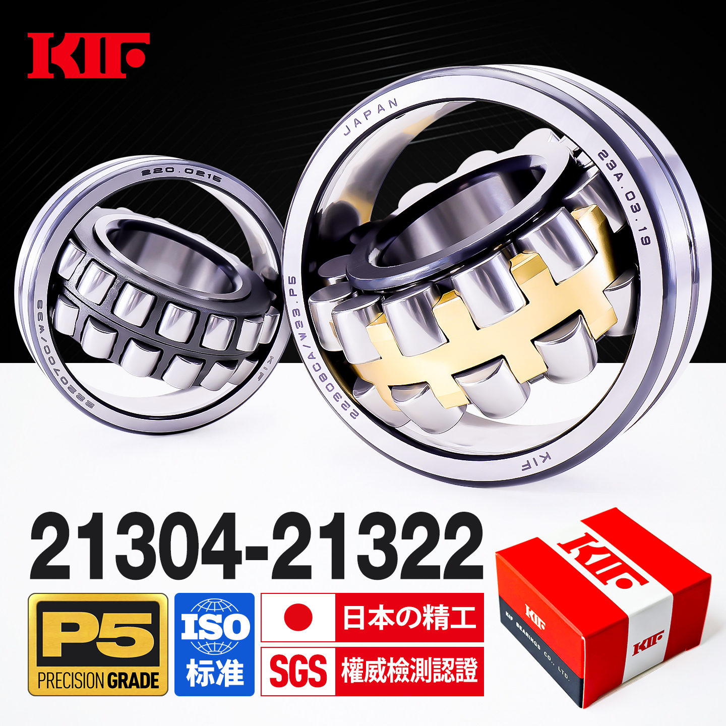 进口P5级调心滚子轴承KIF日本