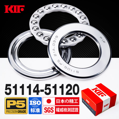 进口KIF精密P5级平面推力球轴承