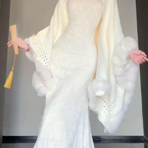 慵懒麻花针织环保毛毛球