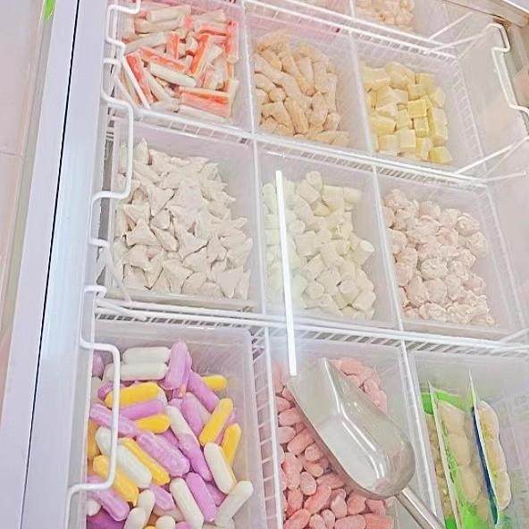 超市散装食品展示盒冰柜专用丸子麻辣烫凉拌酸野加厚塑料盒长方形,收纳整理,食物收纳盒,淘宝优惠券,粉丝福利购,淘宝优惠卷