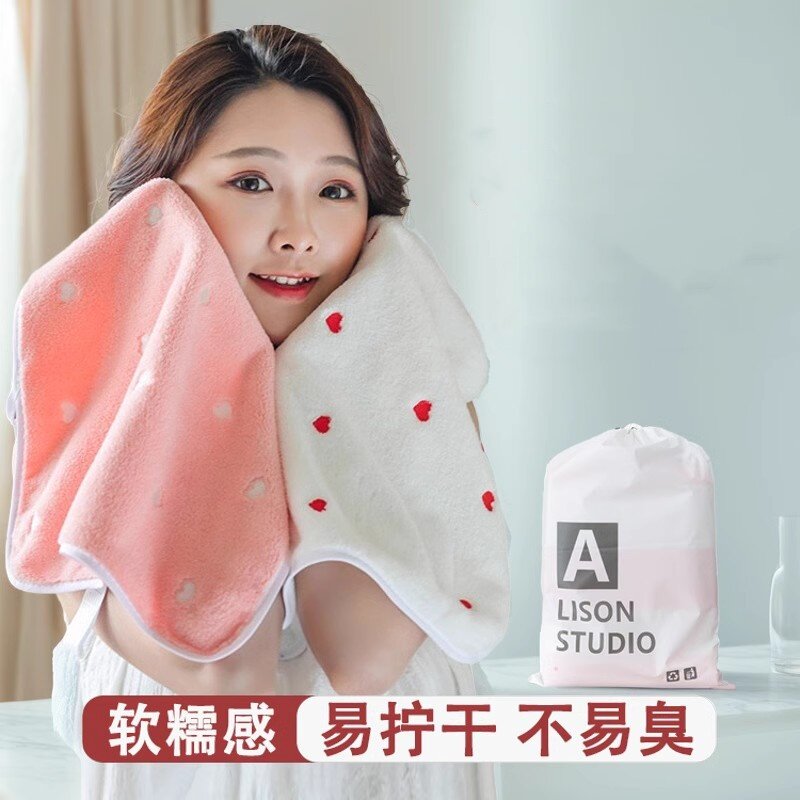 小毛巾洗脸专用2026新款女士擦脸旅行速干毛巾小方巾吸水不掉毛