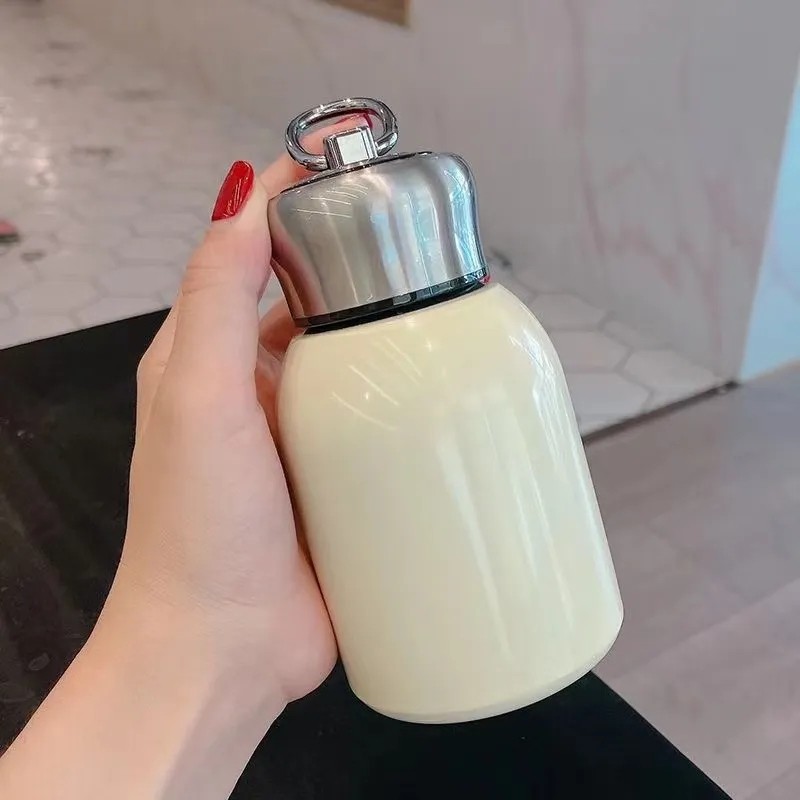 网红小胖丁保温杯迷你304不锈钢口袋随身便携可爱300ml大肚水杯子