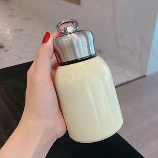 网红小胖丁保温杯迷你304不锈钢口袋随身便携可爱300ml大肚水杯子
