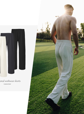 【CSMY】GTAL美式冰皮西裤lu感直筒通勤薄款透气长裤凉感休闲裤男