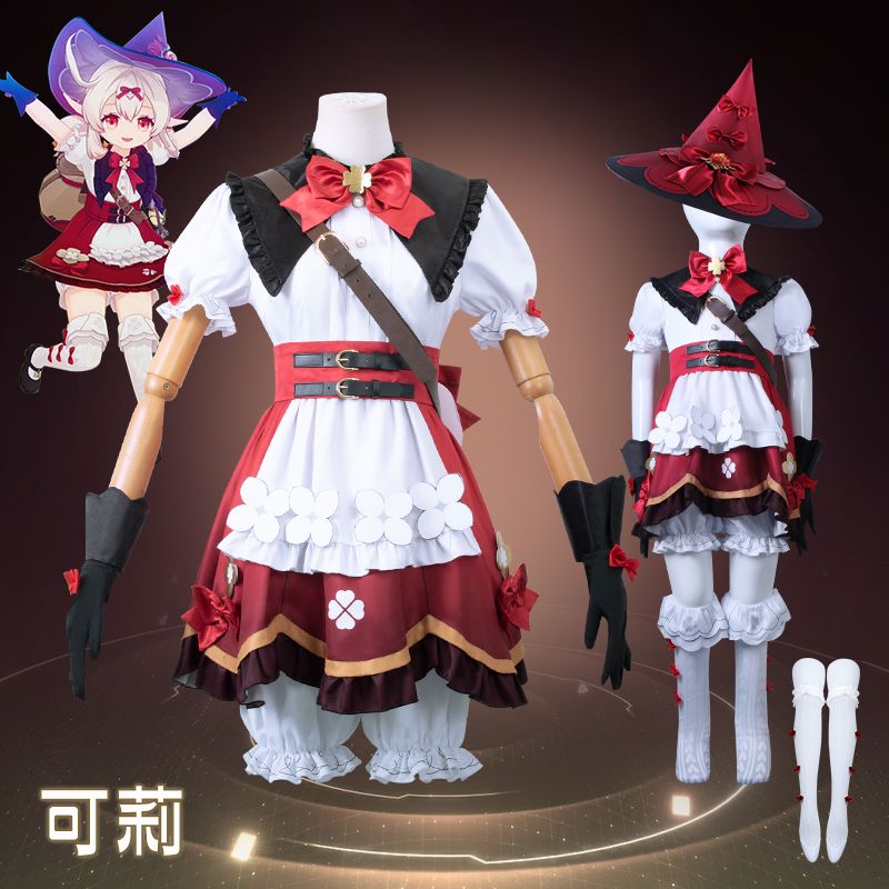 原神可莉cos服琪花星烛可