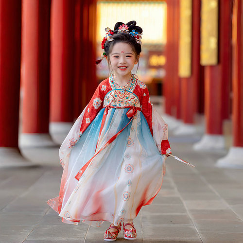 萌乎瑶光女童春秋超仙汉服襦裙