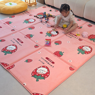 秋冬季可折叠地垫加厚拼接地毯客厅打地铺睡垫宝宝防摔儿童爬行垫