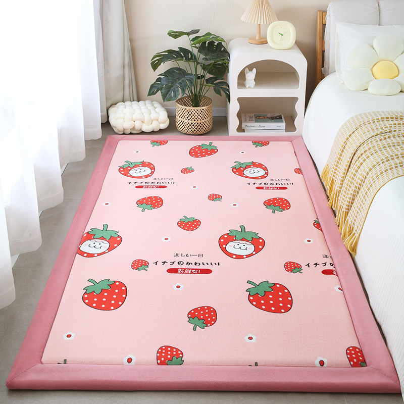 加厚床边毯防摔垫婴儿宝宝防掉床地垫打地铺睡垫隔凉垫儿童房地毯
