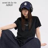 acmedelavie内搭印花短袖 女士女生 新款 T恤正肩体恤基础款 打底衫