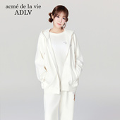 外套男女士 AC熊拉链连帽卫衣2025年新款 独特超好看 ADLV基础款