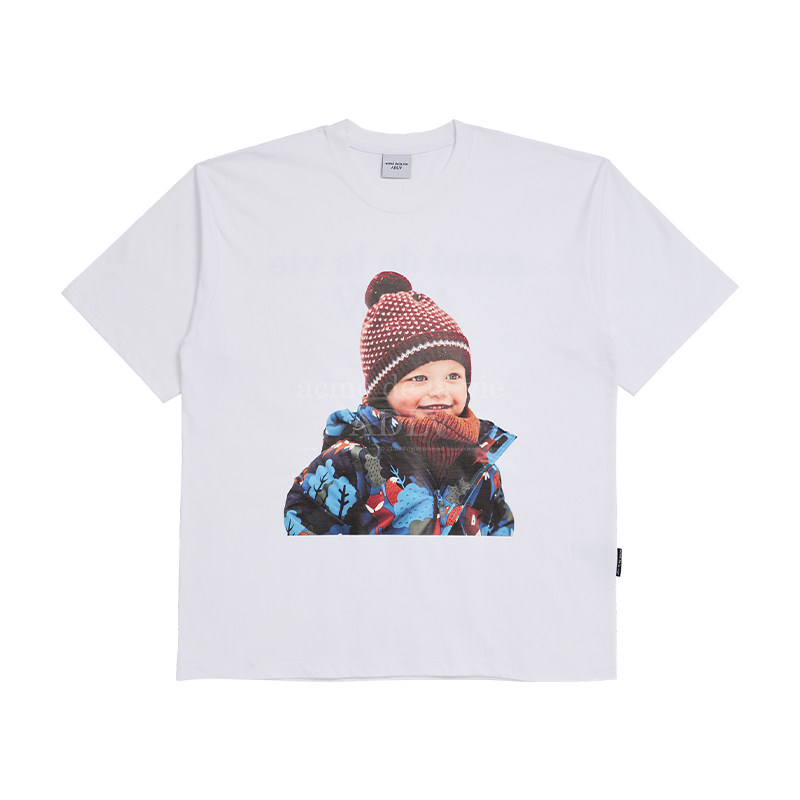 adlv短袖t恤男女同款2022秋季新款带帽小孩纯棉打底衫