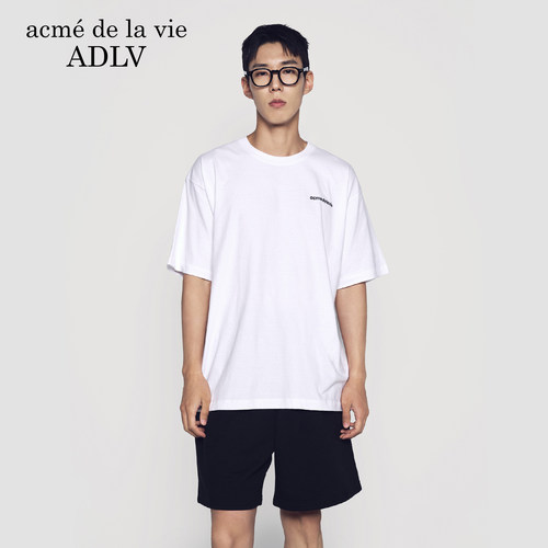 ADLV字母LOGO图案短袖T恤