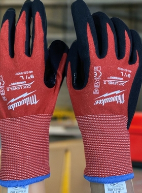 特价处理milwaukee 48-22-8927工作磨砂防滑触屏薄款米沃奇手套