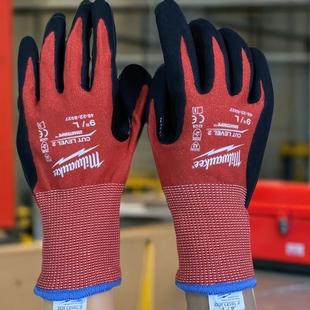 8927工作磨砂防滑触屏薄款 特价 米沃奇手套 处理milwaukee