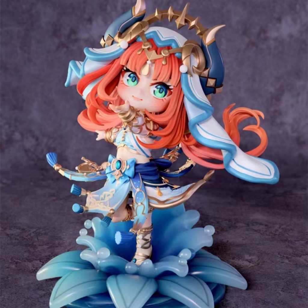 原神Q版妮露分体手办3d打印模型stl动漫三维图纸数据精雕可定制