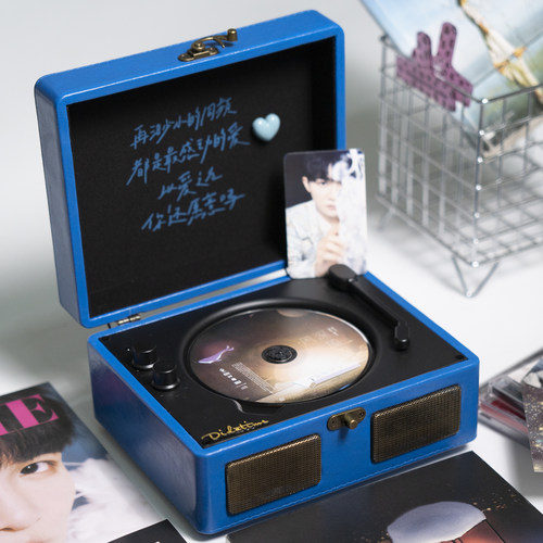 周深粉丝生米定制应援色多功能cd机生日礼物