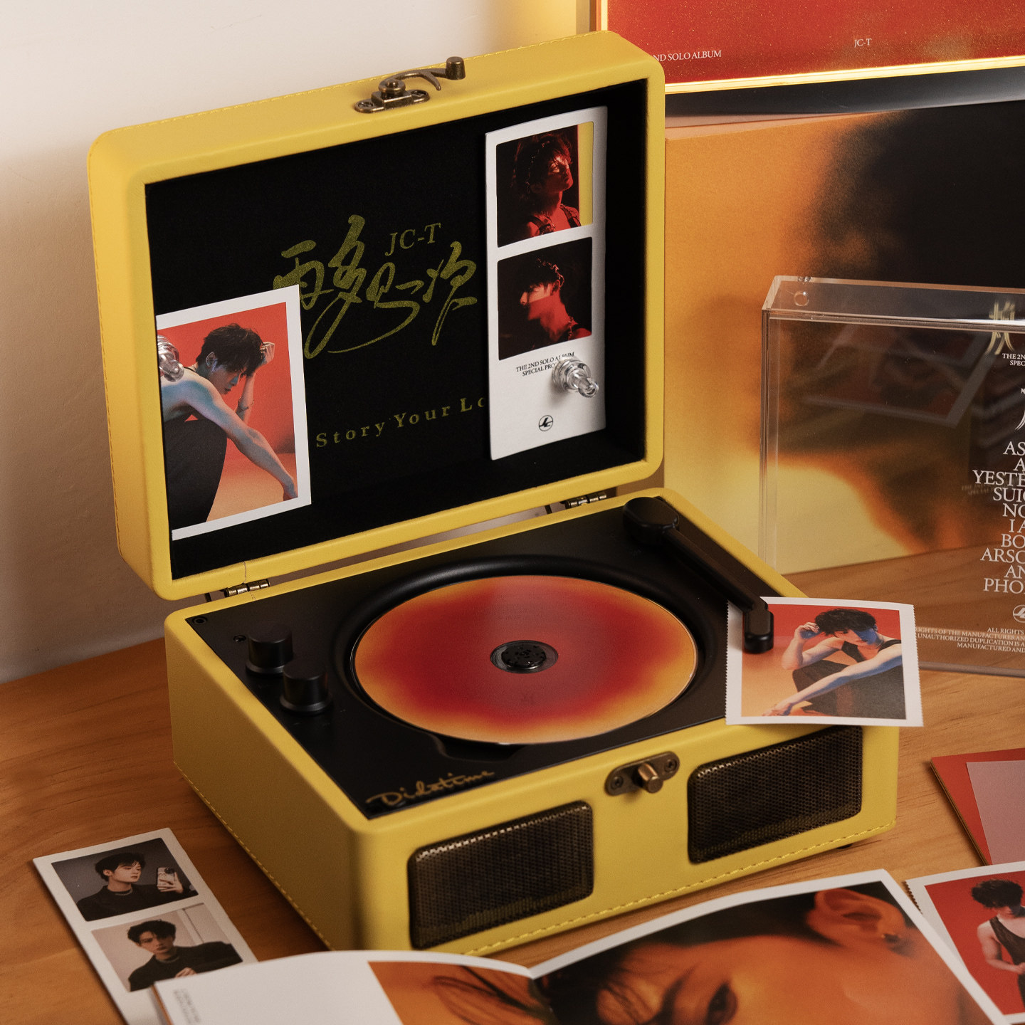 流淌时光檀健次粉丝小炭火定制再多见一次多功能cd机生日礼物,影音电器,CD播放机,淘宝优惠券,粉丝福利购,淘宝优惠卷