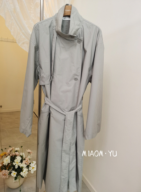 现～韩国东大门正品新statement2025秋高级感系带收领风衣外套女